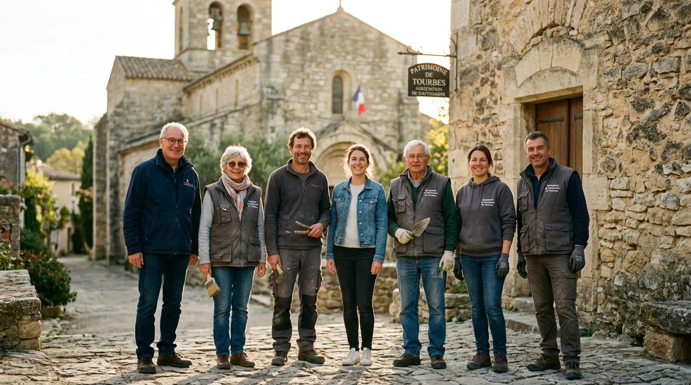 Groupe de bénévoles engagés pour le patrimoine historique de Tourbes